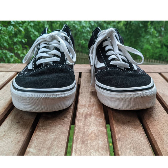 Vans Old Skool Core Classics Style 721356 Size 6.5M 8W Black and White - Picture 7 of 10